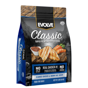 EVOLVE DOG CLASICO POLLO 30LB - 13.6KG