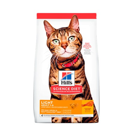 HILL´S GATO ADULTO LIGHT 7LB