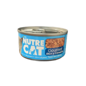 NUTRECAT GOURMET ATUN Y CAMARÓN 85 GRAMOS