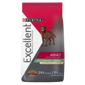 EXCELLENT ADULTO RAZA MEDIANA Y GRANDE 17 KG