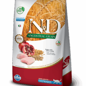 NYD ANCESTRAL GRAIN GATO CASTRADO 7.5 KG DE POLLO